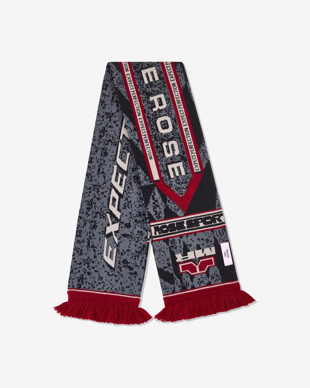 Martine Rose - Men's Reversible Scarf - (Grey/Red)