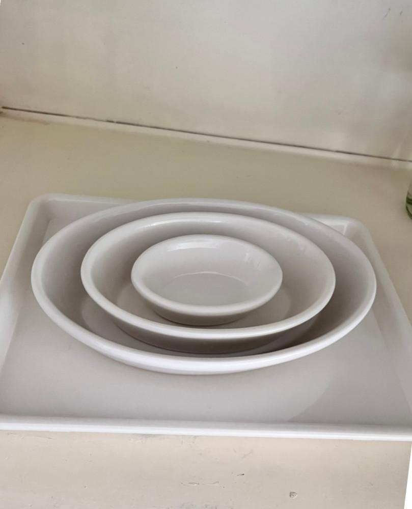 [라메종로즈] 딥 오발 플레이트 S M L