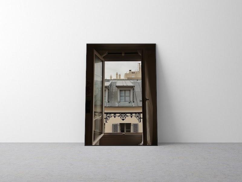 The window view in Paris.