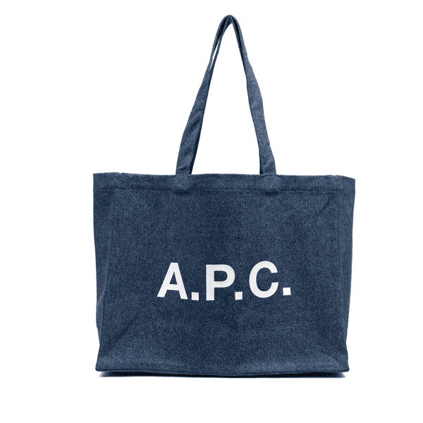 A.P.C. 아페쎄 로고 데님 다이앤 토트백 블루 COETK-M61443 IAL
