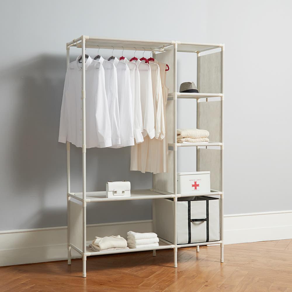 철제 무볼트 드레스룸 조립식 시스템 옷걸이 행거 멀티