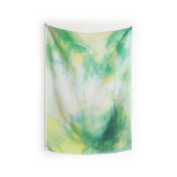 [풀풀] 잎사귀와 나비의 음향 패브릭 포스터