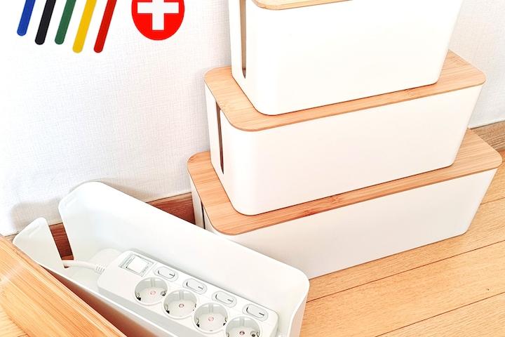 우드 멀티탭 보관함 선정리함 케이블 전선 정리 케이스 컴퓨터 선정리 수납 콘센트 박스