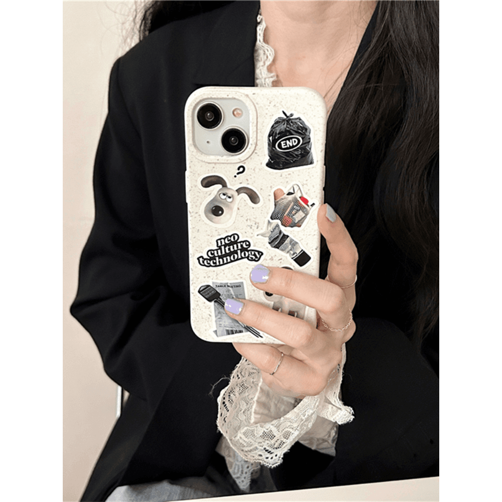 스티커 그로밋 케이스 귀여운 아이폰 케이스 아이폰 14 13 프로 맥스 미니