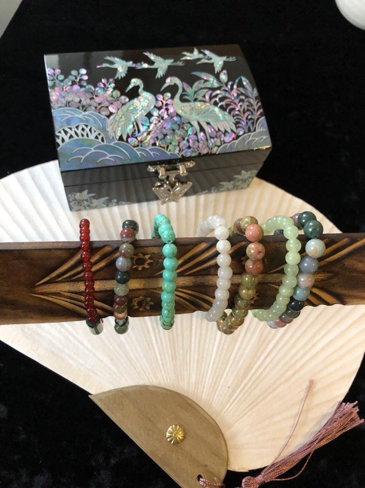 林 basic beads bracelet