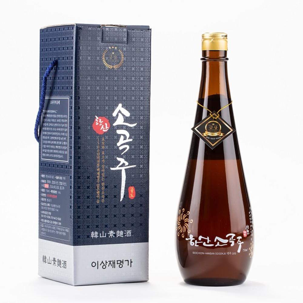 이상재명가 한산소곡주 생주16도 750ml  우도주막술 우도주막소곡주 서천 전통주