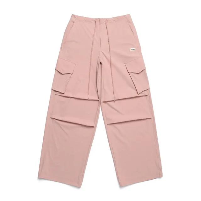 내셔널지오그래픽 N242WPT110 여성 우븐 와이드 파라슈트 팬츠 PINK