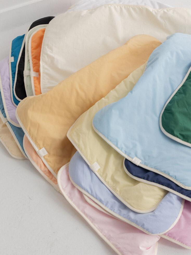 교체가 편리한 고밀도 순면 밴딩 베개커버 L 52x72