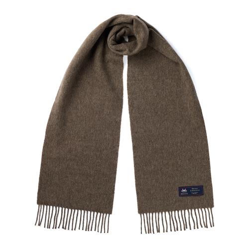 메리노울 머플러 25cm - 다크 베이지