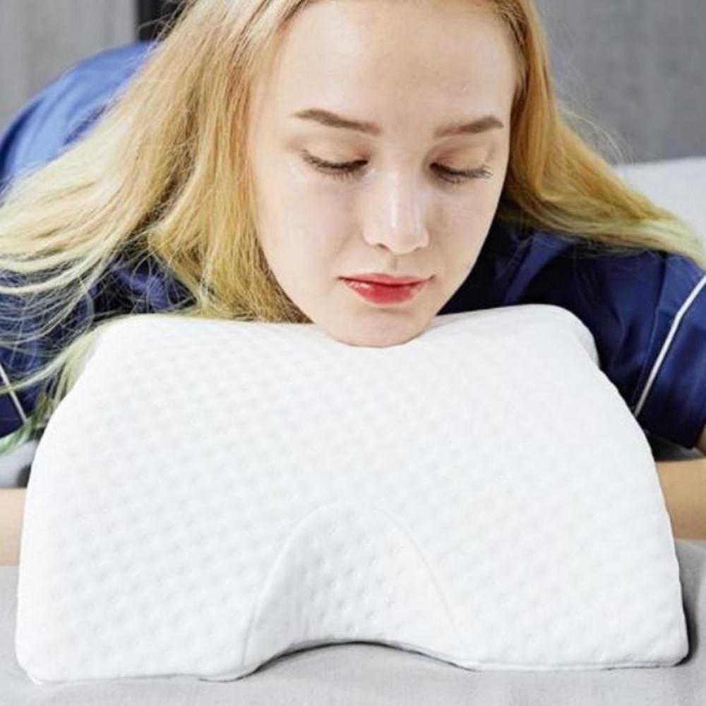 팔베개쿠션 U자베개 반달쿠션 메모리폼 낮잠쿠션