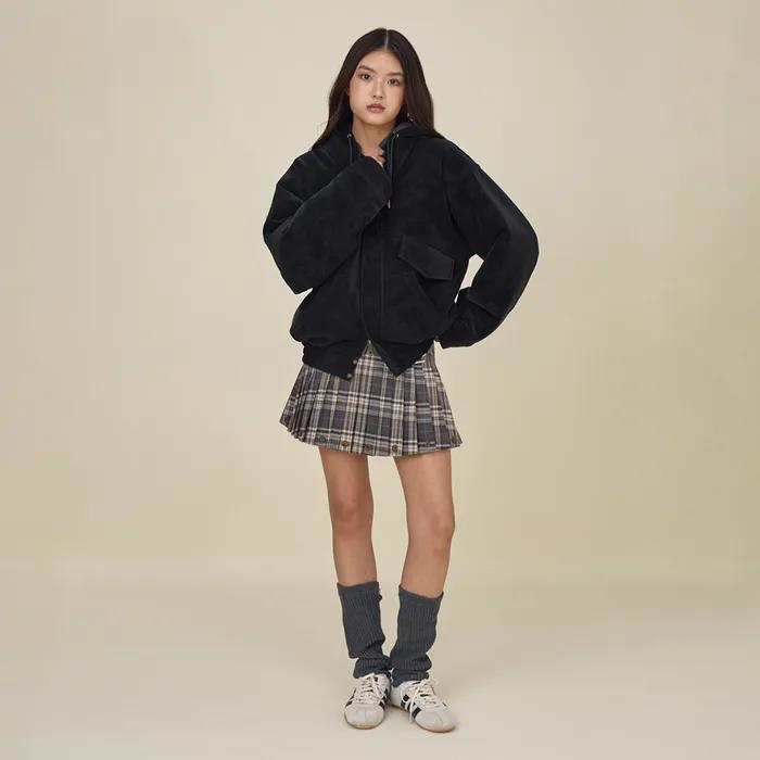 URBAN SUEDE JUMPER (BLACK)