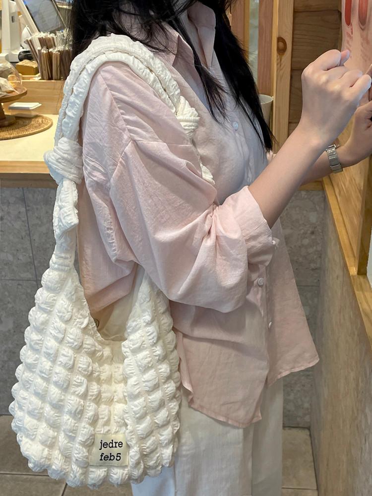 썸머 바이오 워싱 긴팔 코튼 셔츠 (7color)