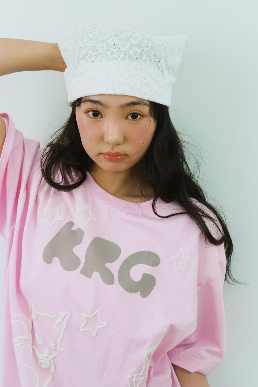 KIRIGIRL BOXY T-SHIRT (PINK)
