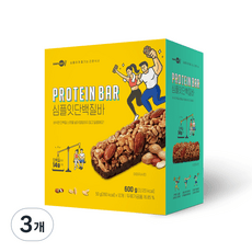 심플잇 단백질바 12p  600g, 3개