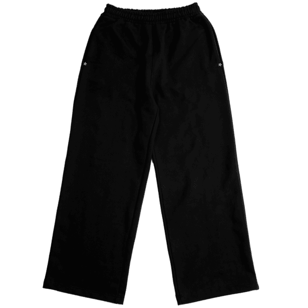 Glossy Star sweatpants (black)