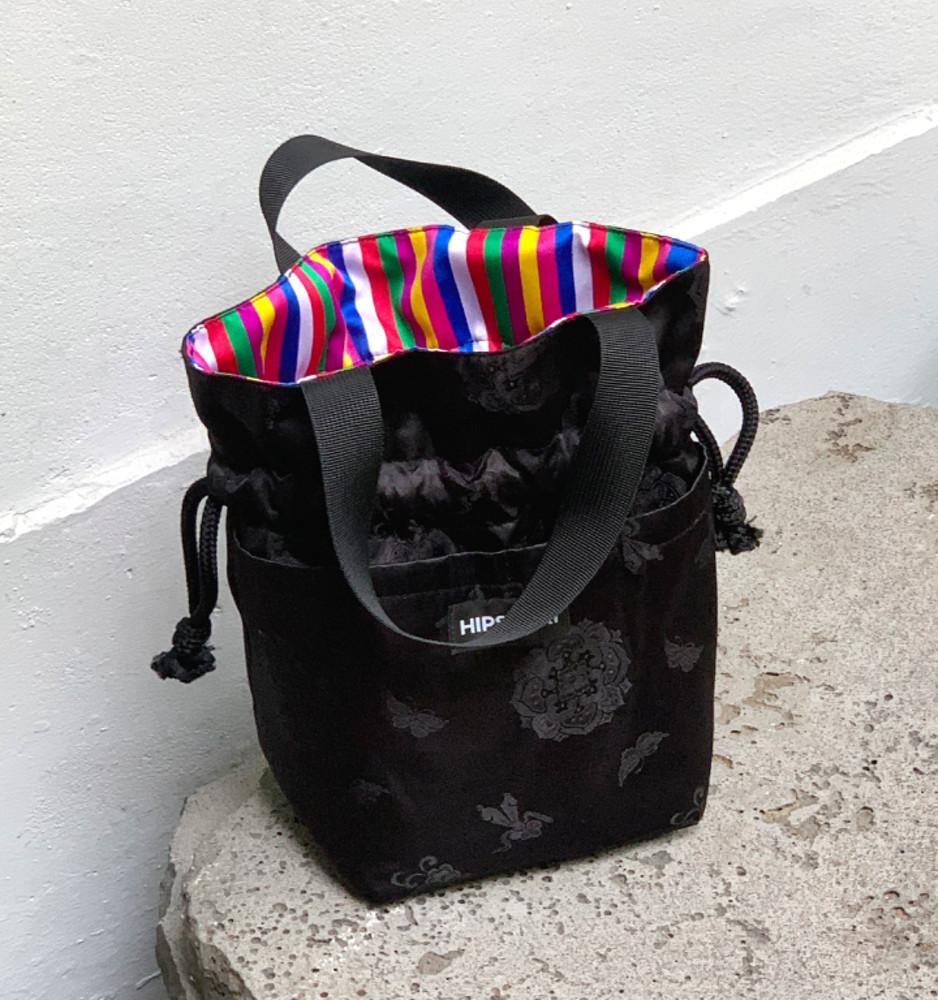 한복가방 복주머니가방 조리개가방 외국인친구선물 색동