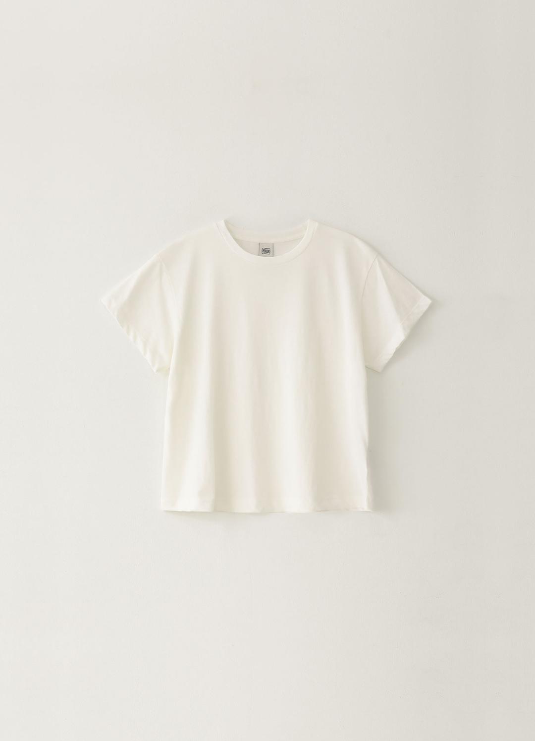 7TH / 40's Round T-Shirt - White (5월 말 순차배송)