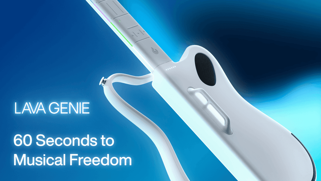 LAVA GENIE Sampler Guitar: 60 Seconds to Musical Freedom