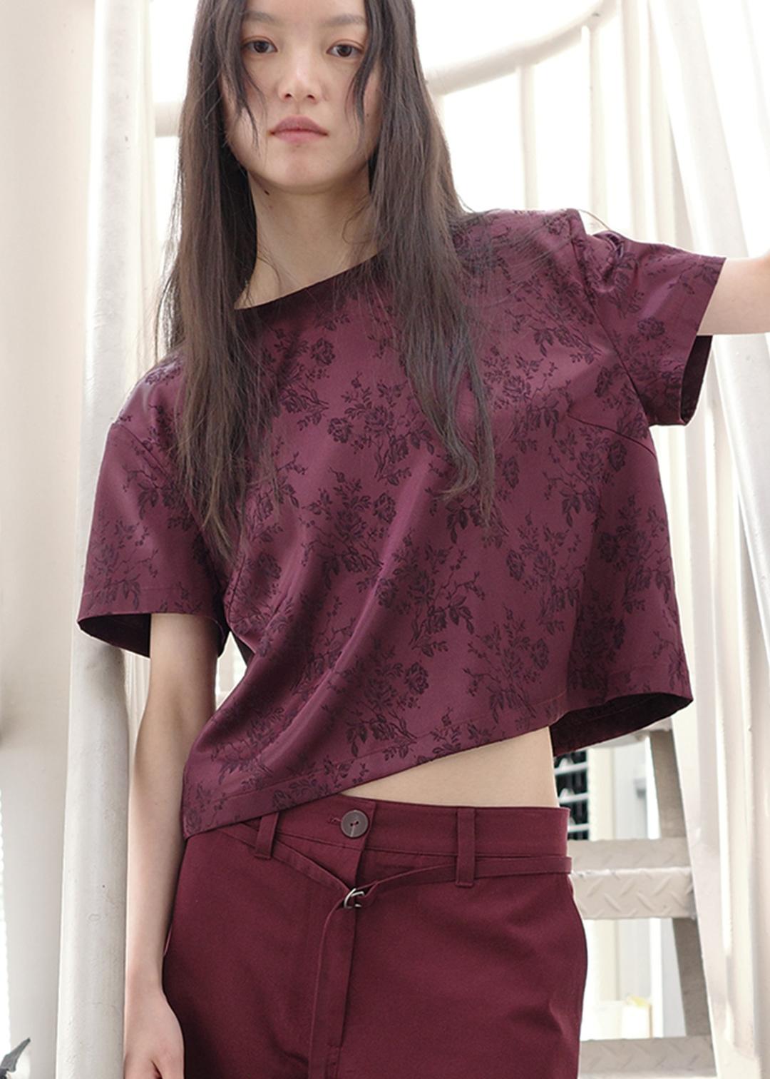 [ 예약배송 ] JACQUARD T [RUBY]