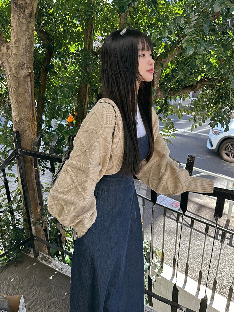 [룸룸] 백슬릿 볼레로 가디건 (2color) : 룸룸 roomroom