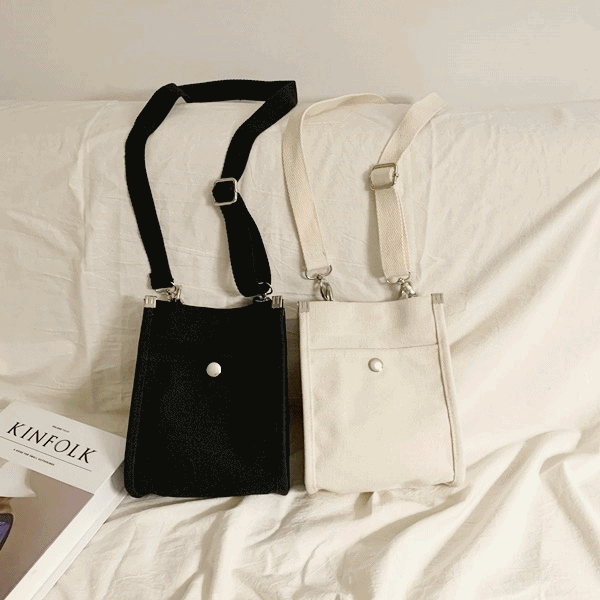 [특가] 초미니 캔버스 크로스백