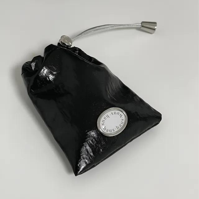 glitter airpods pouch(black)