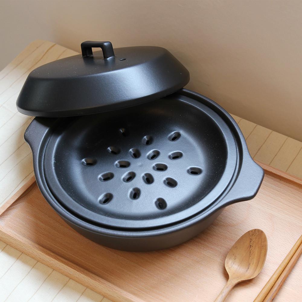 [KINTO] 카코미 IH 인덕션 직화 1.2L 세라믹 전골냄비 찜기 냄비세트 / 킨토