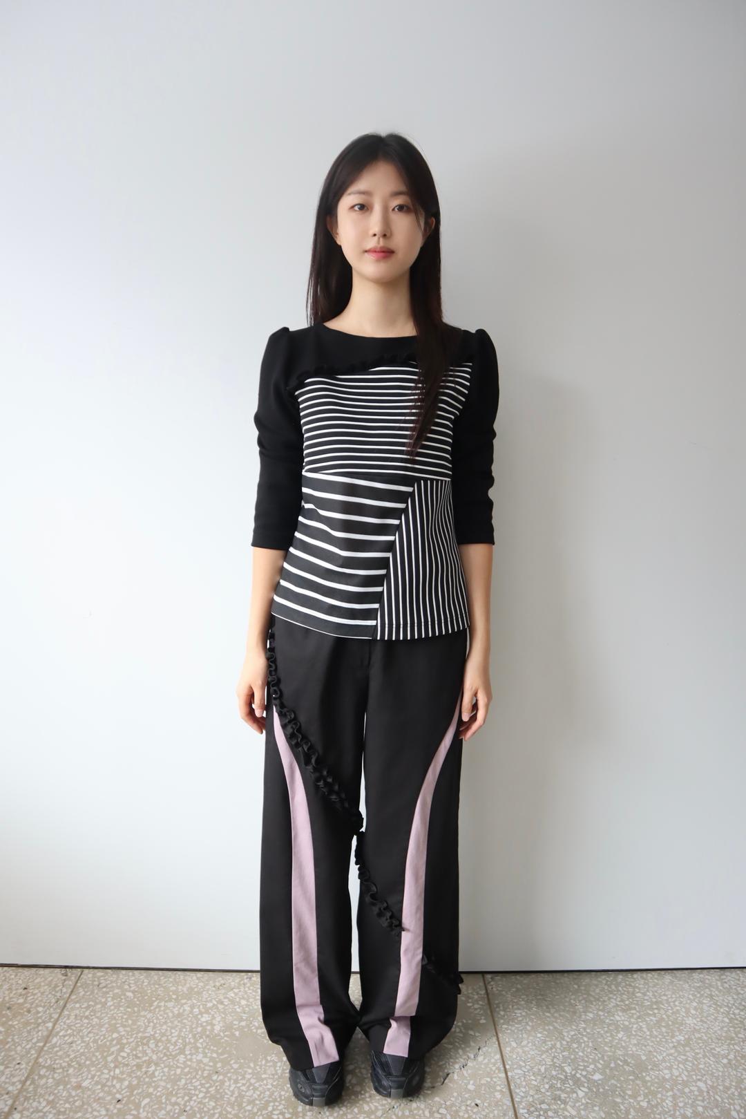 COLORATION RUFFLE PANTS