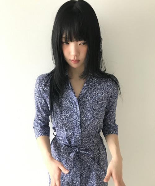 (Vintage)Lily Shirts Ribbon Dress