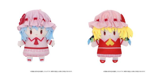 東方Project フィンガーマスコット・PUPPELAセット[ぬいぐるみ] レミリア・スカーレット＆フランドール・スカーレット[ムービック]《１２月予約》