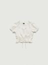 White Sud Pleatib Blouse [5월 초 순차 배송]