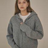 시야쥬 에센셜 니트 후드 집업 SIKN2089