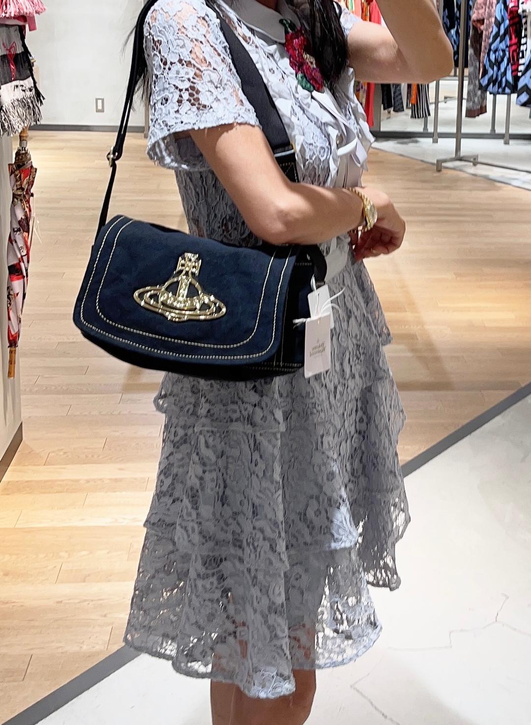 비비안웨스트우드 코튼 숄더백 EDGWARE (3컬러)