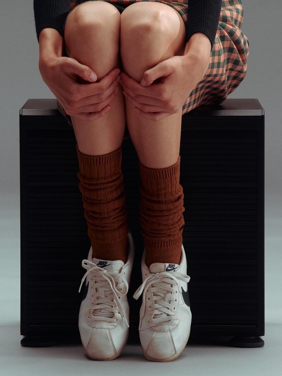 Camel Brown Lily Socks