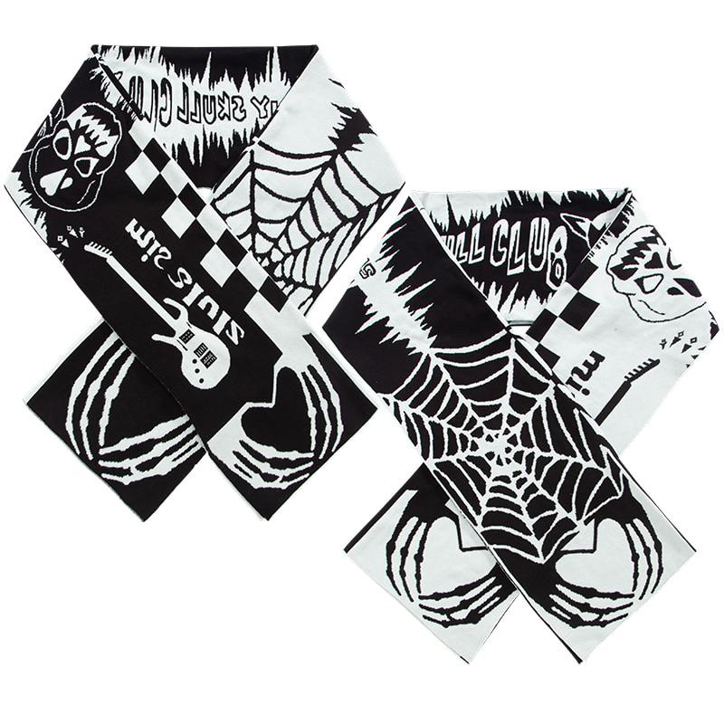 샤이 스컬 클럽 리버시블 머플러