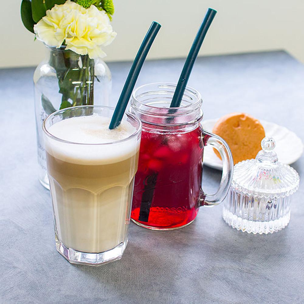 세척솔이 필요없는 개방되는 친환경 재사용 실리콘 빨대