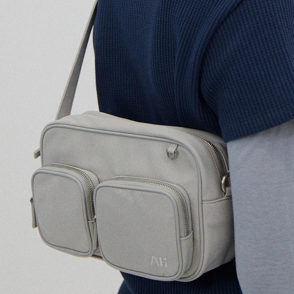Nylon pocket bag Grey