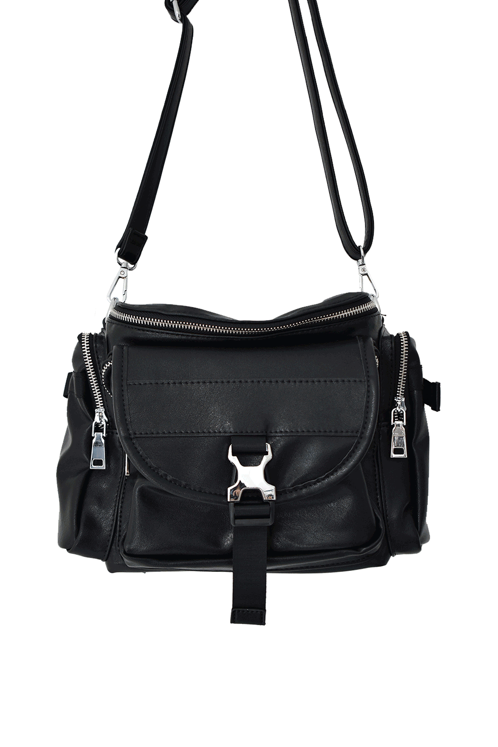 buckle leather bag (2way)
