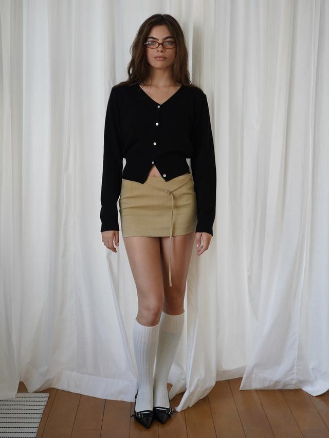 【ANDERSSON BELL】PENNY レースアップ スカート apa825w PENNY LACE-UP MICRO SKIRT apa825w(BROWN) – Andersson Bell