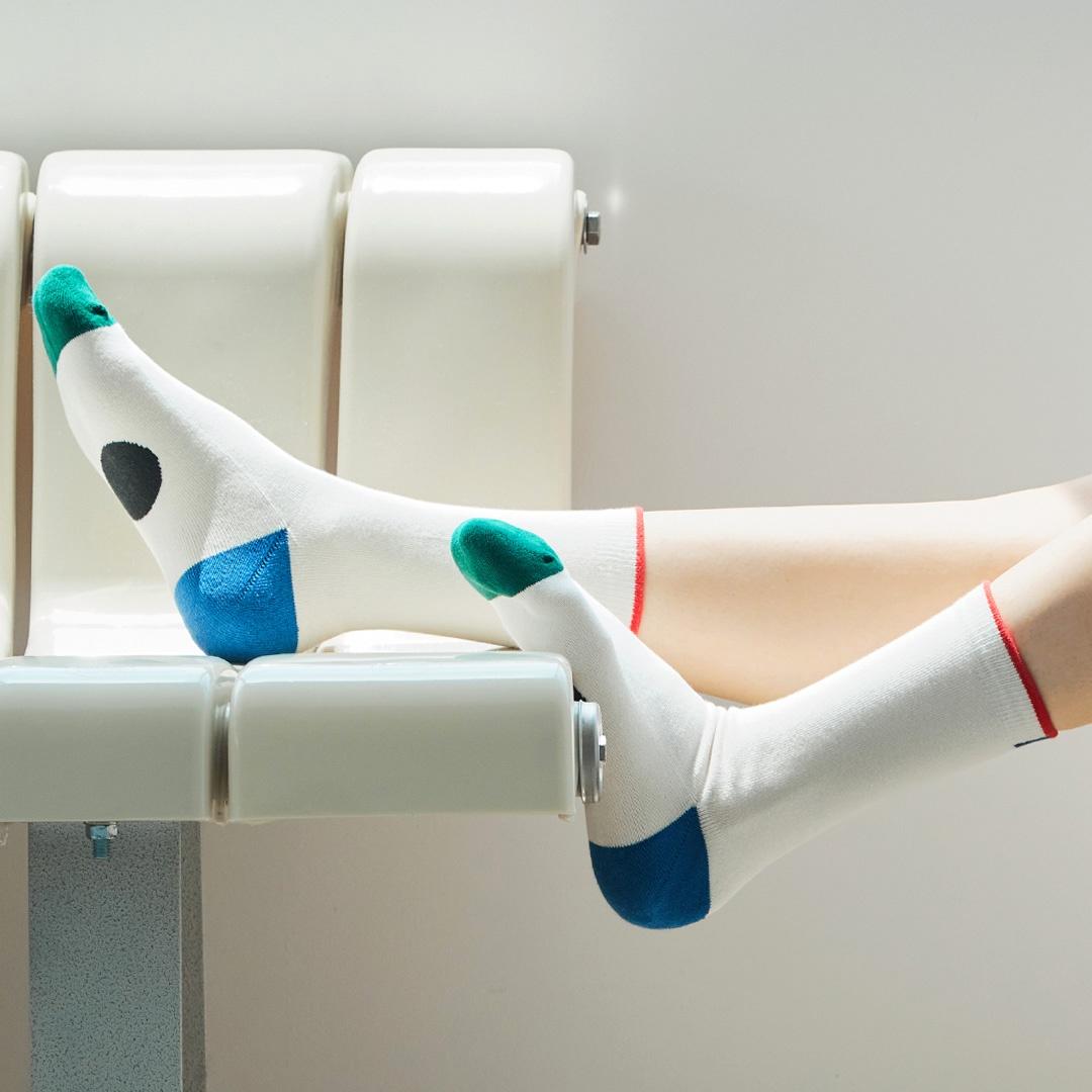 KBP010 Cosmo Ivory Socks