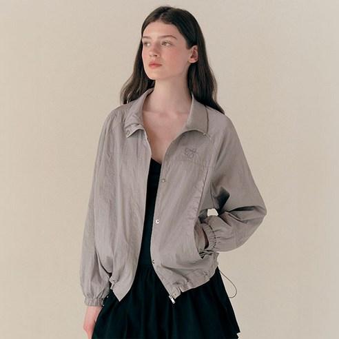 로라로라 LACE WIND JACKET, 그레이, FREE