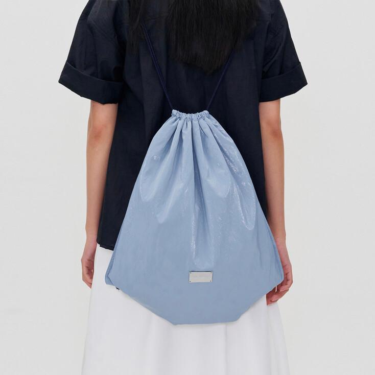 SHIMMER DRAWSTRING BACKPACK OCEAN