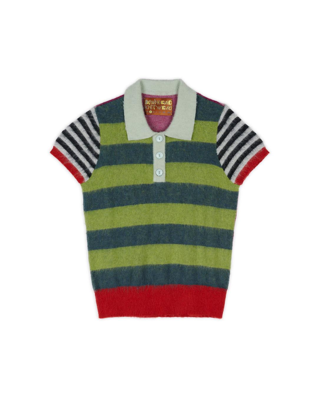 Lulu Polo - Green Multi - L