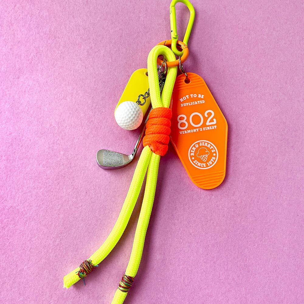 [BY삿치] NEON OR GOLF CHARM