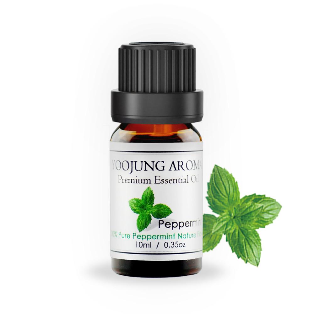 유정 아로마 에센셜 오일  페퍼민트 10ml 천연 테라피