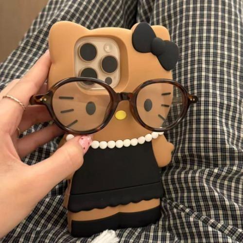 헬로키티 진주 드레스 3D 케이스