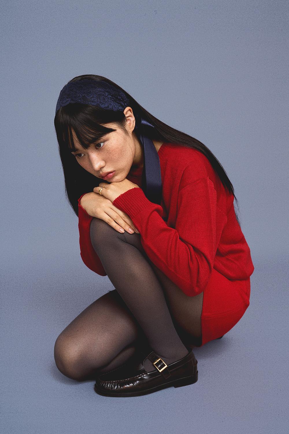 SILKY LACE BAND / NAVY