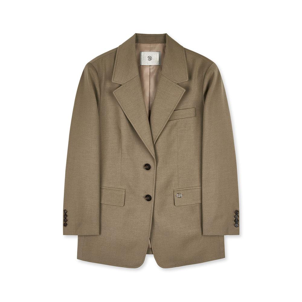 싱글 블레이저 자켓(BEIGE)