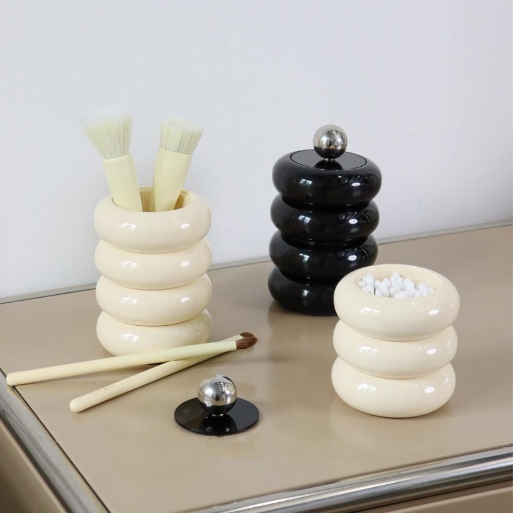 파인더 도넛 다용도 수납 꽂이 수납통 브러쉬 꽂이 펜꽂이 면봉함