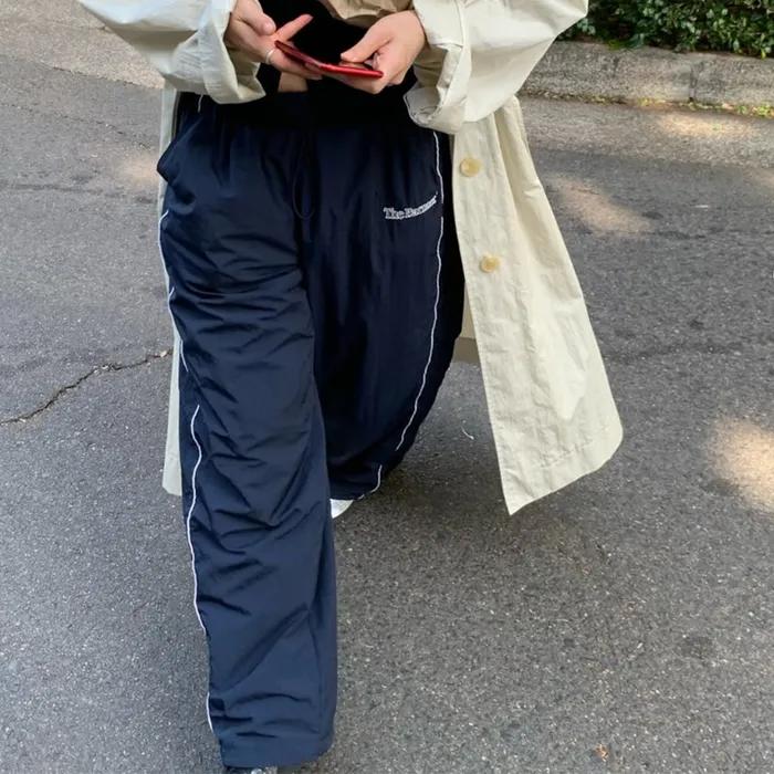 Cloudy Wind Set-Up Pants_Navy